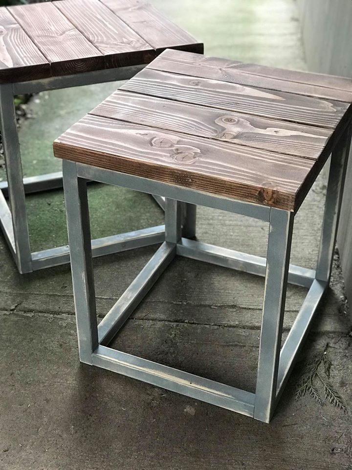 Modern End Table set 2
